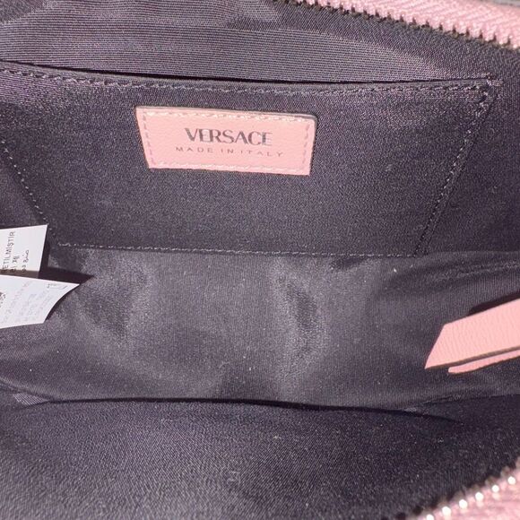 Brand new Versace shoulder bag / crossbody Pink Quilted Women's Bag with cert - Picture 5 of 9
